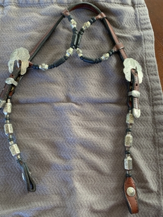 Tack ID: 567408 Sterling Silver Show Headstall.... - PhotoID: 152633 - Expires 07-May-2024 Days Left: 69
