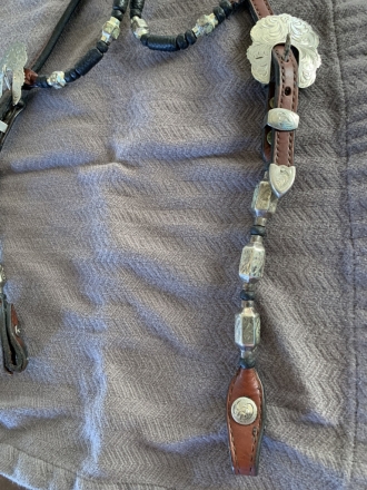 Tack ID: 567408 Sterling Silver Show Headstall.... - PhotoID: 152634 - Expires 07-May-2024 Days Left: 69