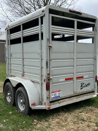 Tack ID: 568393 Bison two horse straight load horse trailer - PhotoID: 152890 - Expires 03-Jul-2024 Days Left: 64