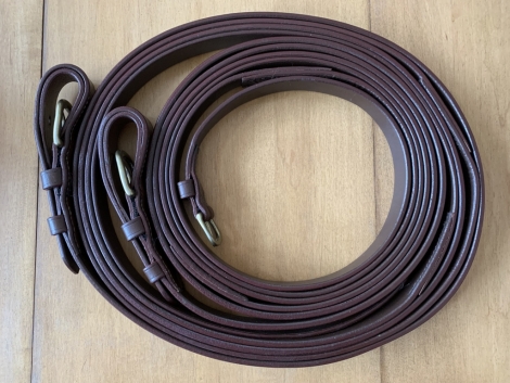 Tack ID: 568418 New Leather Herdsman Driving Reins - PhotoID: 152907 - Expires 09-Jul-2024 Days Left: 68