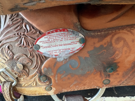 Tack ID: 569208 Circle Y Cutting & Reining Saddle - PhotoID: 155637 - Expires 30-Jul-2026 Days Left: 86