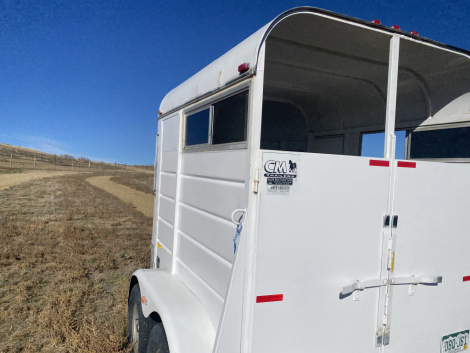 Tack ID: 570223 1997 CM 2 Horse Straight Load Trailer - PhotoID: 155337 - Expires 08-Mar-2026 Days Left: 86