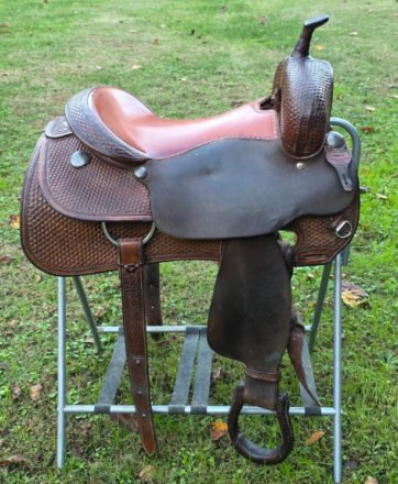 Tack ID: 570307 Jim Taylor Custome Cutting Saddle - PhotoID: 155396 - Expires 14-Apr-2026 Days Left: 82