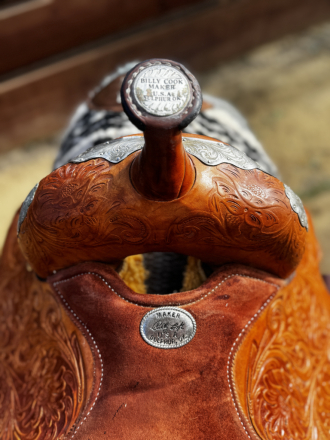 Tack ID: 570329 13.5 Billy Cook Used Custom Show Saddle - PhotoID: 155433 - Expires 23-Apr-2026 Days Left: 86