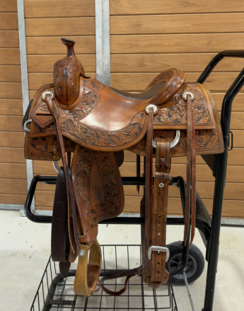 Tack ID: 570397 Tom Block 15” Cowhorse Saddle – Excellent Condition - PhotoID: 155542 - Expires 06-Jun-2026 Days Left: 88
