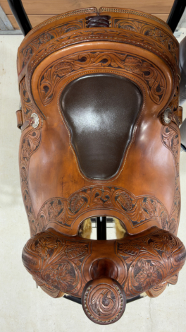 Tack ID: 570397 Tom Block 15” Cowhorse Saddle – Excellent Condition - PhotoID: 155543 - Expires 06-Jun-2026 Days Left: 88