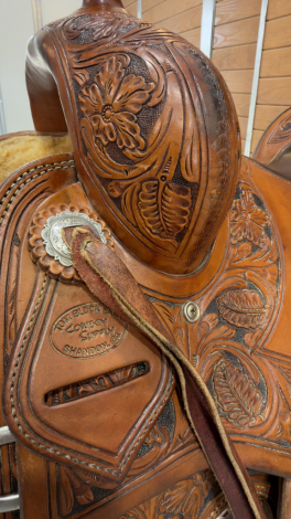 Tack ID: 570397 Tom Block 15” Cowhorse Saddle – Excellent Condition - PhotoID: 155545 - Expires 06-Jun-2026 Days Left: 88