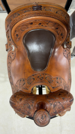 Tack ID: 570397 Tom Block 15” Cowhorse Saddle – Excellent Condition - PhotoID: 156085 - Expires 09-Jan-2027 Days Left: 85