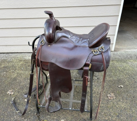 Tack ID: 570464 16.5 Tucker High Plains Trail Saddle - PhotoID: 155600 - Expires 12-Oct-2026 Days Left: 160