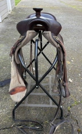 Tack ID: 570464 16.5 Tucker High Plains Trail Saddle - PhotoID: 155602 - Expires 12-Oct-2026 Days Left: 160