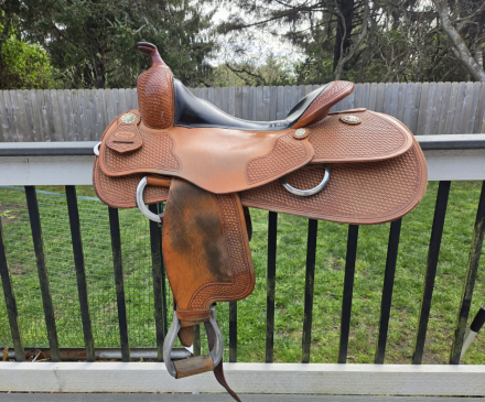 Tack ID: 570480 Jim Taylor Reining Saddle - PhotoID: 155613 - Expires 26-Jul-2026 Days Left: 90