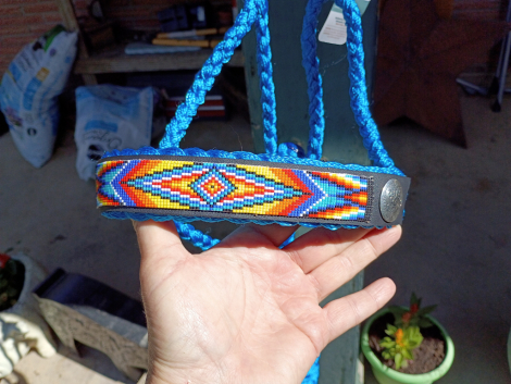 Tack ID: 570550 Beautiful one of kind hand beaded halters - PhotoID: 155671 - Expires 20-Aug-2026 Days Left: 87
