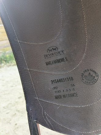 Tack ID: 570583 2021 Devoucoux Makila Harmonie S Dressage saddle - PhotoID: 155718 - Expires 04-Sep-2026 Days Left: 85
