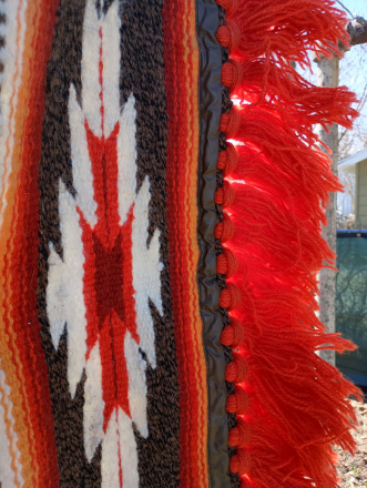 Tack ID: 570693 Vng mayatexe wool parade show costume blanket - PhotoID: 155842 - Expires 23-Jan-2027 Days Left: 161