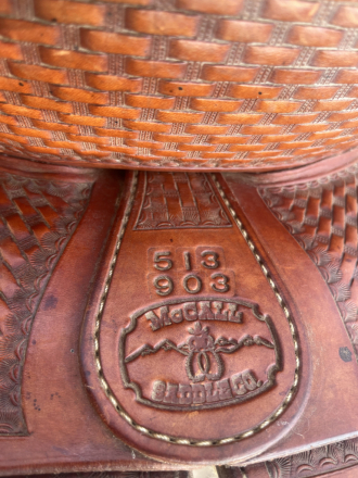 Tack ID: 570717 McCall Saddle- Trail/ Ranch Saddle - PhotoID: 155885 - Expires 07-Nov-2026 Days Left: 87