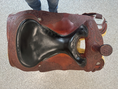 Tack ID: 570822 Jim Taylor Custom Reining Saddle - PhotoID: 156033 - Expires 24-Mar-2027 Days Left: 180